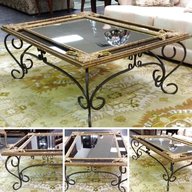 wrought iron coffee table for sale