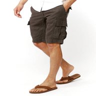 linen cargo shorts for sale