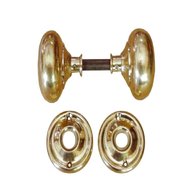 reclaimed brass victorian door knobs for sale