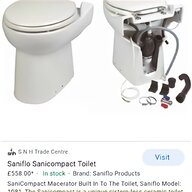 saniflo toilet for sale