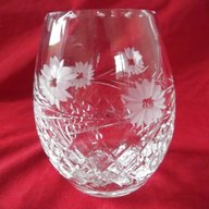 edinburgh crystal flower vase for sale