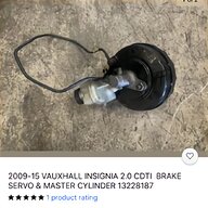 vauxhall brake master cylinder for sale