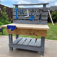 wooden workbench with vice for sale