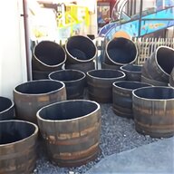 wooden half barrels for sale