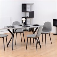 oval glass dining table and chairs for sale