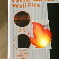 black curved electric fire for sale
