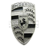 silver porsche badge for sale