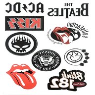 rock band stickers for sale