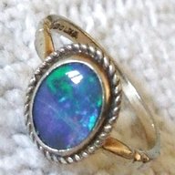 black opal 9 ct gold ring for sale