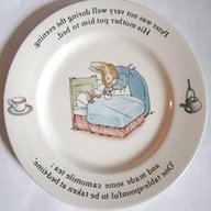 peter rabbit plate for sale