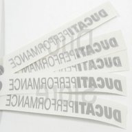 ducati performance stickers for sale