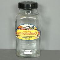vintage glass sweet jar for sale