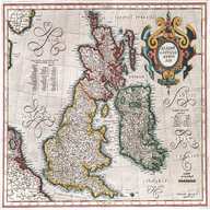 british isles map mercator for sale
