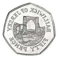 jersey 50p coin worth 2009 for sale