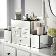 mirrored glass drawers for sale
