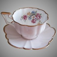 antique bone china cup saucer for sale