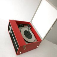 red record player fidelity for sale