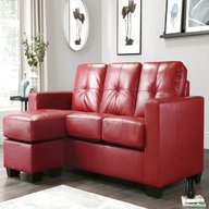 red leather corner sofa for sale
