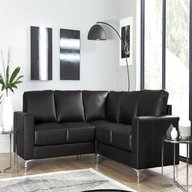 black leather corner sofa for sale