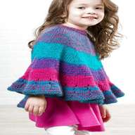 childs poncho knitting pattern for sale