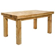 chunky wood dining table for sale
