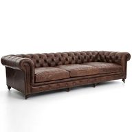 vintage leather chesterfield chair for sale
