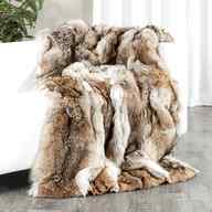 fur throw for sale