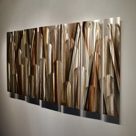 modern abstract metal wall art for sale