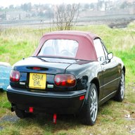 mx5 red hood for sale