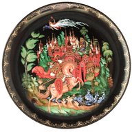 russian fairy tale plates for sale