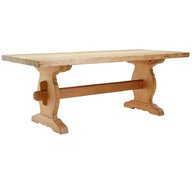 pine trestle table for sale