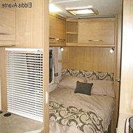 touring caravan fixed bed for sale
