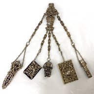 silver chatelaine for sale