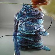ruffle scarf yarn for sale