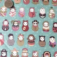 russian doll fabric metre for sale