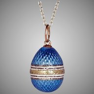 enamel egg pendant for sale