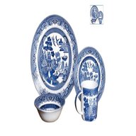 willow pattern dinner set for sale