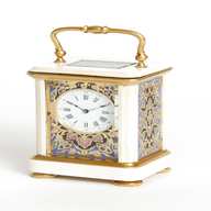 silver carriage clock for sale