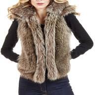 raccoon fur vest for sale