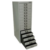 bisley 10 drawer filing cabinet for sale
