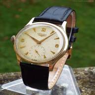 longines 9ct gold watch for sale
