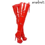 red pvc boots for sale