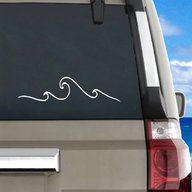 wave car decal for sale