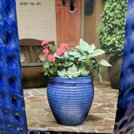 blue garden pots for sale