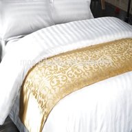 gold bed runner for sale