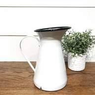 white enamel jug for sale