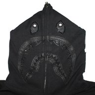 black bape shark hoodie for sale
