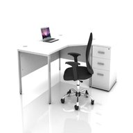 white corner office desk for sale