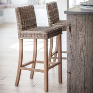 wicker breakfast bar stools for sale