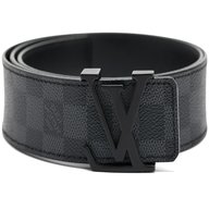 black louis vuitton belt for sale
